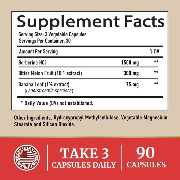 Berberine HCL 1500mg for Weight Management | Botanical Keto Inducing Berberine Supplement Nobi Nutrition Au supplements