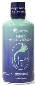 Elevatic Multivitamin for Men | 32 Fl.oz (960ml) | Superior Tasting | All Natural | Energy Booster Liquid Multivitamin Elevatic Au supplements