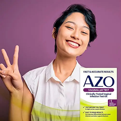 AZO Vaginal pH Test Kit, Clinically-Tested Vaginal Infection Test Kit, Fast & Accurate Results AZO Au supplements
