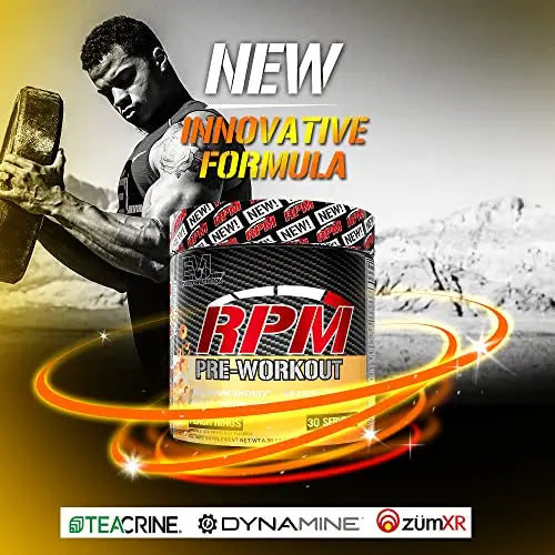 Pre Workout Powder for Energy and Focus - EVL RPM Energy Pre Workout Energy Drink Evlution Au supplements