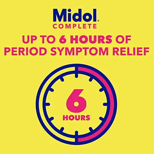 Midol Complete, Menstrual Period Symptoms Relief Including Premenstrual Cramps Midol Au supplements