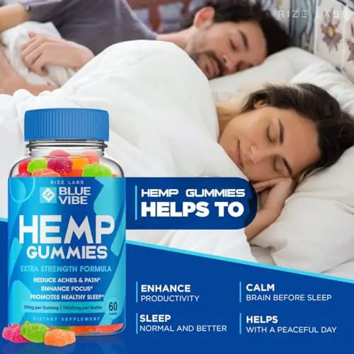 rize labs (3 Pack) Blue Vibe Gummies, Blue Vibes Gummies for Liver Kidney and Memory rize labs Au supplements