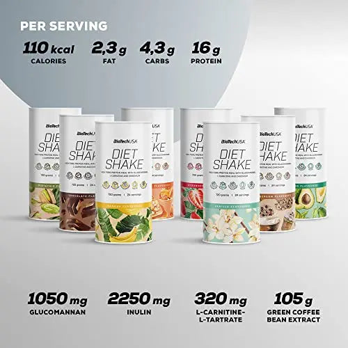 BioTechUSA Diet Shake | High-Protein, Low-Fat | with Superfoods, Chromium, Glucomannan BioTechUSA Au supplements