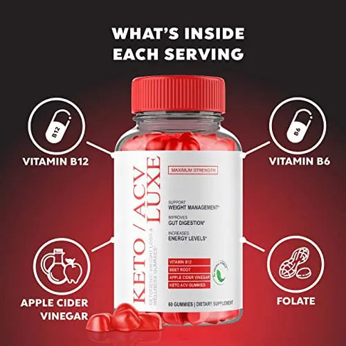 Luxe Keto ACV Gummies Advanced Gummy for Women Keto Lux Weight Loss Fyvus Au supplements