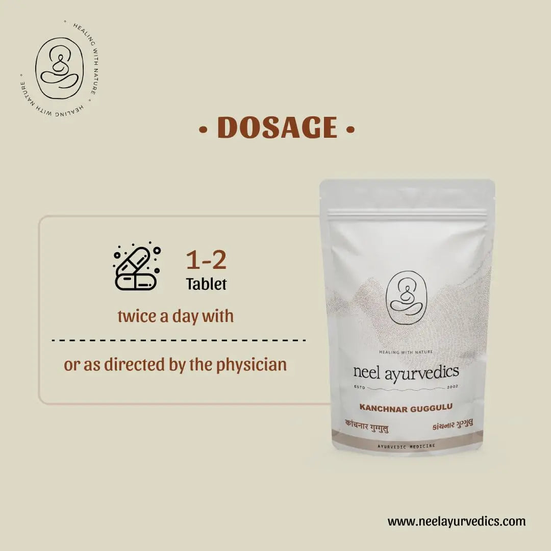Neel Ayurvedics Kanchnar Guggulu - 300 Tab Neel Ayurvedics Au supplements