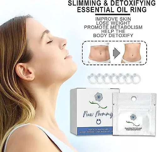 14Pcs Superslim S_limming & Detoxifying Essential Oil Ring, Firming Essential Oil Ring Heath Secret Au supplements