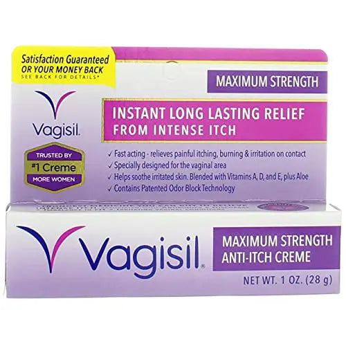 Vagisil Maximum Strength Anti-Itch Creme 1 oz (Pack of 2) Vagisil Au supplements