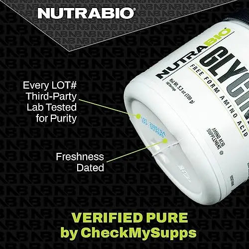 NutraBio 100% Pure L-Leucine - Muscle Recovery and Support - Naturally Fermented Free NutraBio Au supplements