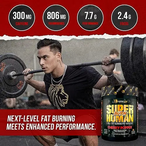 ALPHA LION Superhuman Burn 2-in-1 Metabolism Booster Pre Workout ALPHA LION Au supplements
