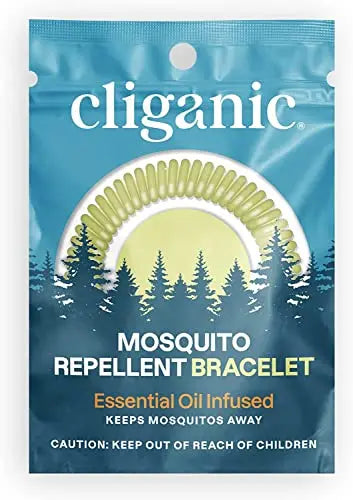 Cliganic 50 Pack Mosquito Repellent Bracelets, DEET-Free Bands, Individu Cliganic Au supplements