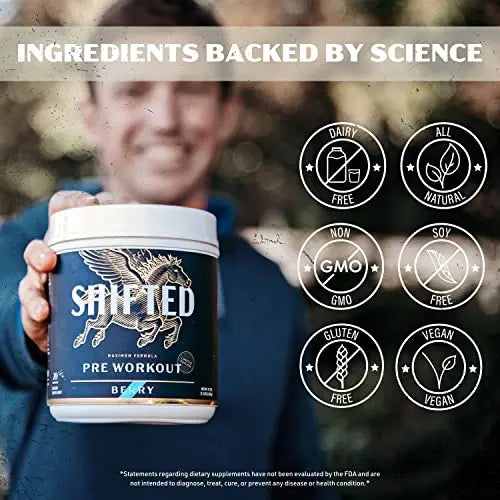 SHIFTED Maximum Pre Workout Powder, Energy & Focus Supplement with Creatine Monohydrate SHIFTED Au supplements