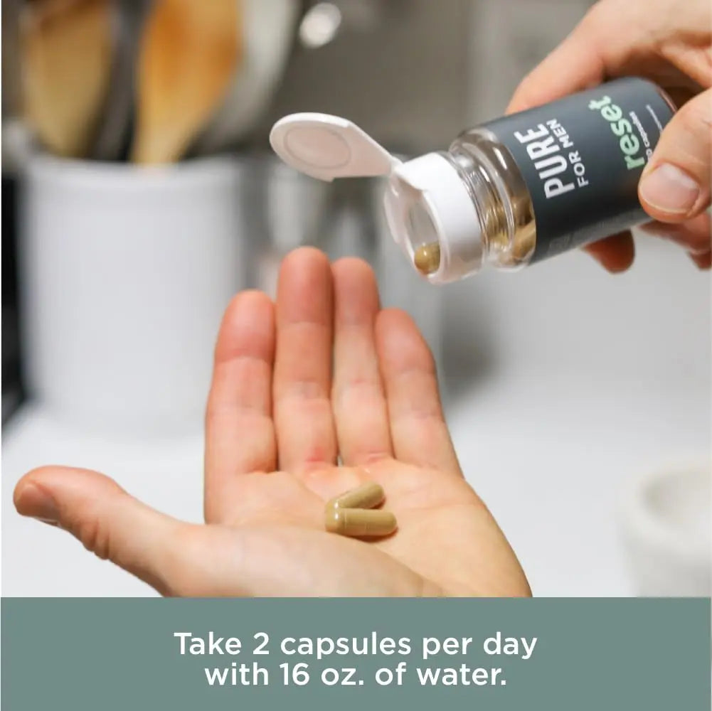 Pure for Men Detox Supplement, Reset | Promotes Digestive & Gut Health Pure for Men Au supplements