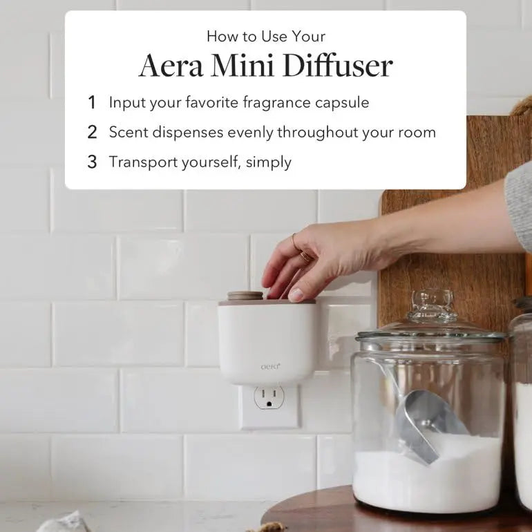 Aera Mini Skylar Lime Sands Home Fragrance Scent Refill - Notes of Lime and Sea Salt - Works AERA Au supplements