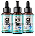 (3 Pack) K3 Keto Drops for Weight Loss - Fat Burner & Metabolism Booster | Advanced Keto ZELSO Au supplements