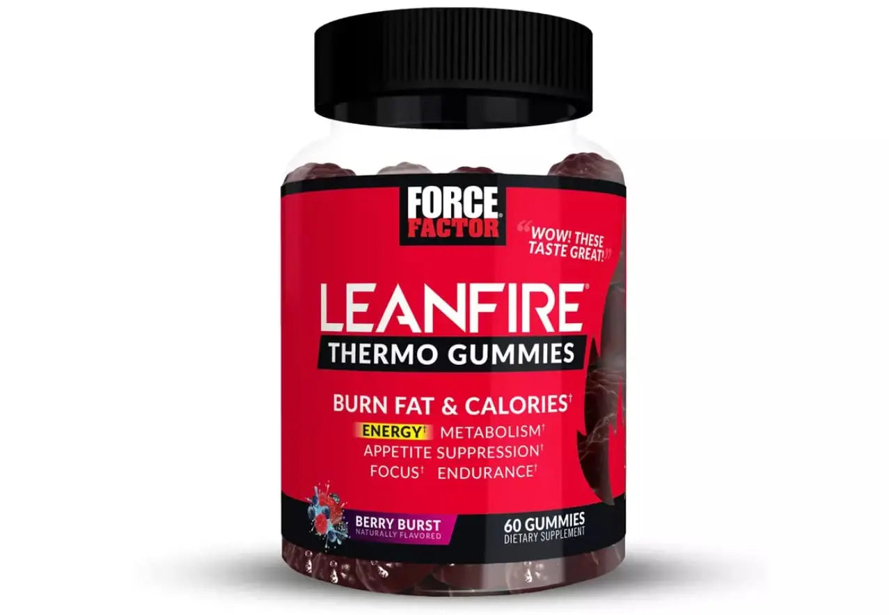 Force Factor LeanFire Thermo Gummies with B12 Vitamins, Caffeine, & Green Coffee Bean Force Factor Au supplements