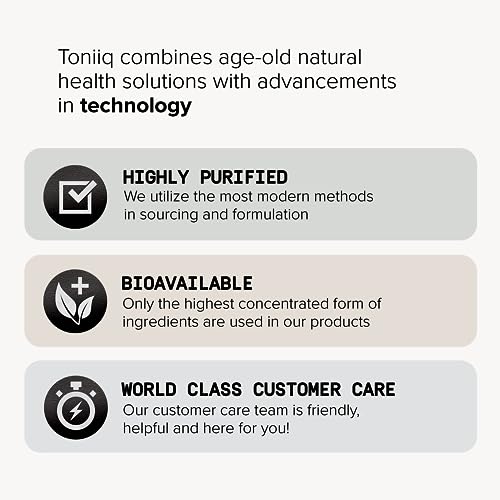 Toniiq Ultra High Strength DHEA Capsules - DHEA for Men and Ladies - 25mg Micronized Toniiq Au supplements