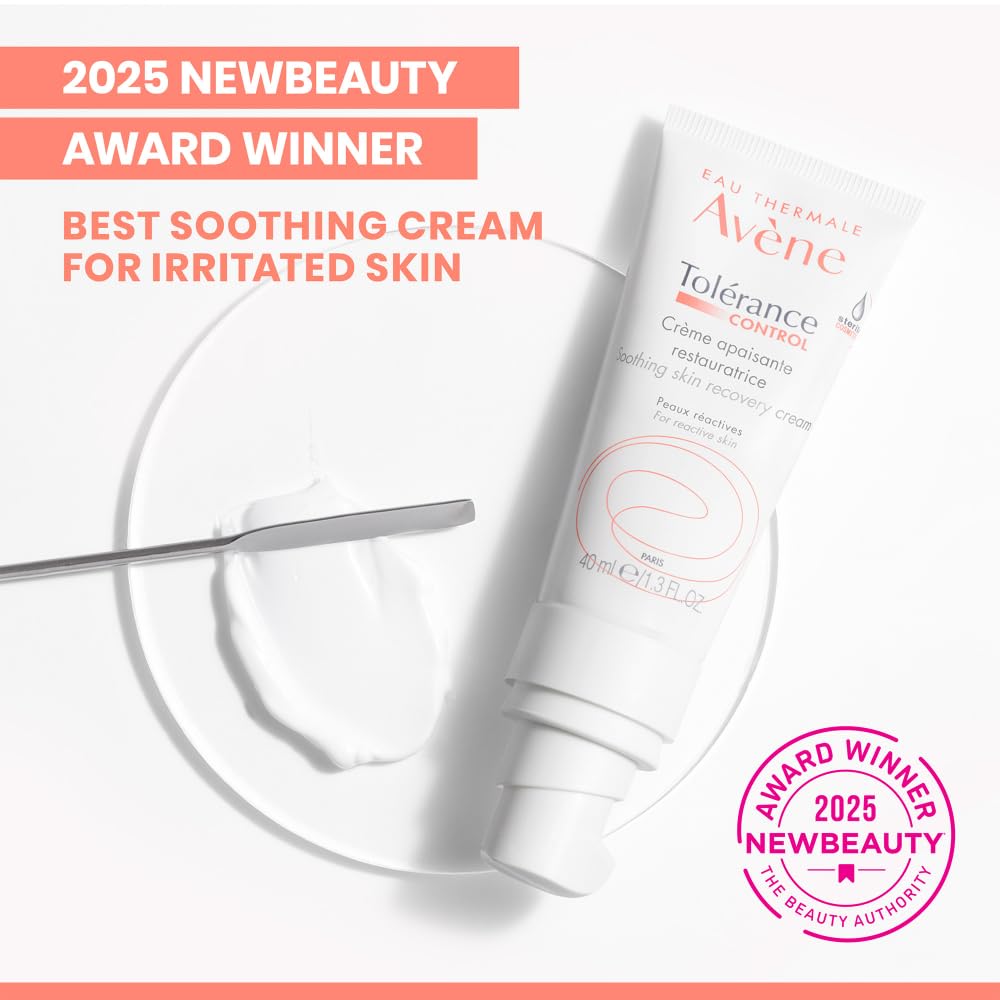Avène Tolerance Control Soothing Skin Recovery Cream, for Hypersensitive Dry Skin, Restores Skin Barrier, Calms sensations of skin discomfort
