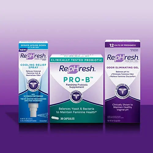 Rephresh Pro-B Probiotic Supplement for Women, 30 Oral Capsules (Pack of 2) Rephresh Au supplements