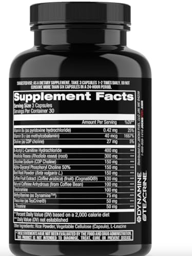 Jocko Fuel Brain Power - Nootropic Dietary Supplements for Memory & Focus wiht L Theanine, L Carnitine- Energy & Focus Supplement (90 Capsules) Jocko Fuel Au supplements