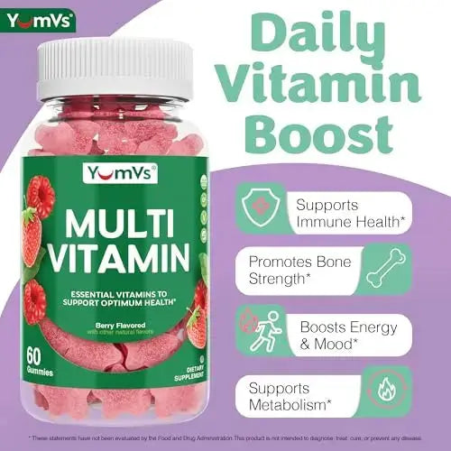 Multivitamin Gummies for Adults, Daily Gummy Vitamin for Women & Men, Immune Support Multivitamin Supplement YUM-V'S Au supplements