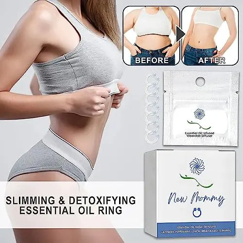 14Pcs Superslim S_limming & Detoxifying Essential Oil Ring, Firming Essential Oil Ring Heath Secret Au supplements