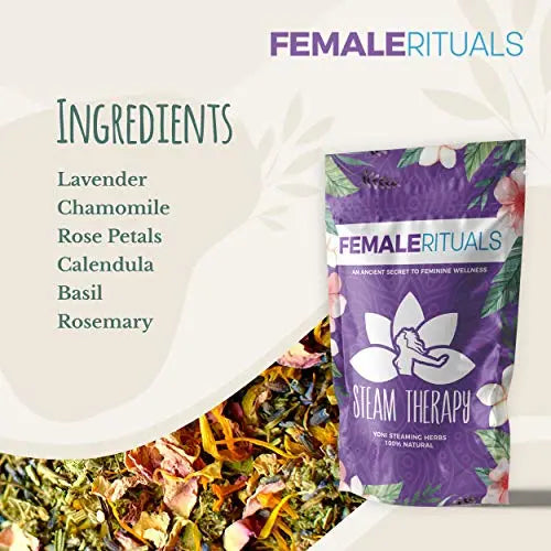 FEMALE RITUALS Yoni Herbs for Steaming (2oz) - Natural Vaginal Steamer to Detox & Cleanse FEMALE RITUALS Au supplements