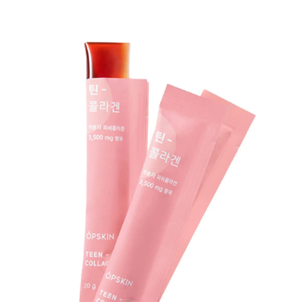 OPSKIN Teen Collagen 14 Pieces, Hydrolysed Marine Collagen Jelly, Grapefruit Flavour Gummy Sticks OPSKIN Au supplements