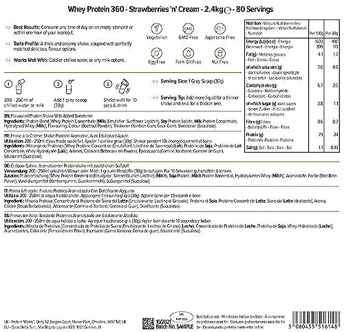 Protein Works - Whey Protein 360 | Premium Whey Shake | Whey Protein Powder Blend Protein Works Au supplements