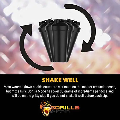 Gorilla Mode Pre Workout - Massive Pumps · Laser Focus · Energy · Power - L-Citrulline Gorilla Mind Au supplements