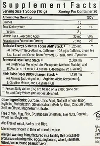 Bluebonnet Nutrition Extreme Edge Pre workout, Muscle Recharging Formula, Increases Bluebonnet Au supplements