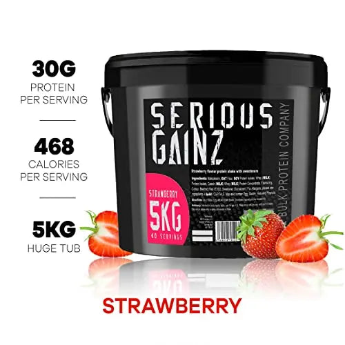 The Bulk Protein Company, SERIOUS GAINZ - Whey Protein Powder - Weight Gain, Mass Gainer The Bulk Protein Company Au supplements