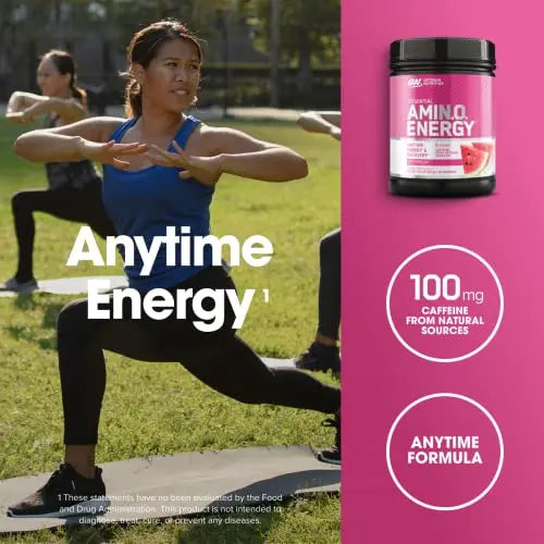 Optimum Nutrition Amino Energy - Pre Workout with Green Tea, BCAA, Amino Acids Optimum Nutrition Au supplements