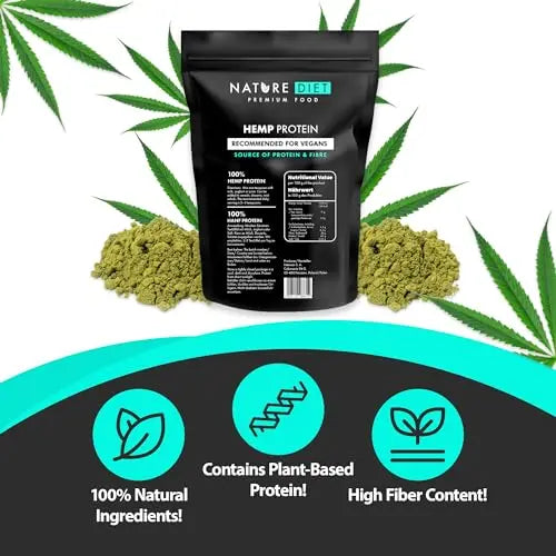 Nature Diet - Hemp Protein 1000g , Vegan , Protein Powder , Plant-Based Nature Diet Au supplements