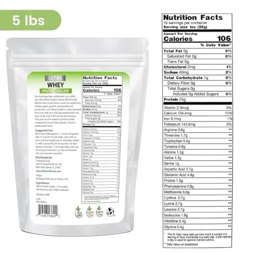 Z Natural Foods Whey Protein Powder Isolate, Unsweetened Protein Powder Enriched Z Natural Foods Au supplements