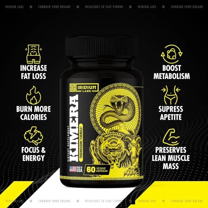 Iridium Labs Kimera Thermogenic Fat Burner - Weight Loss Supplement & Energy Booster Iridium Labs Au supplements