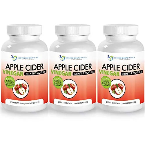 Apple Cider Vinegar Capsules - 100% Organic Apple Cider Vinegar Pills 1500 mg DOCTOR RECOMMENDED SUPPLEMENTS Au supplements