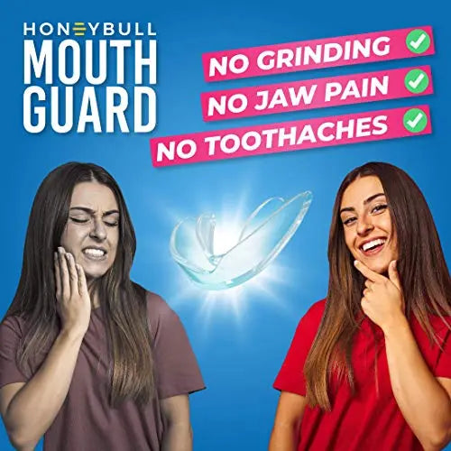 HONEYBULL Mouth Guard for Grinding Teeth [6 Pack] 1 Size for Heavy Grinding | Comfortable HoneyBull Au supplements