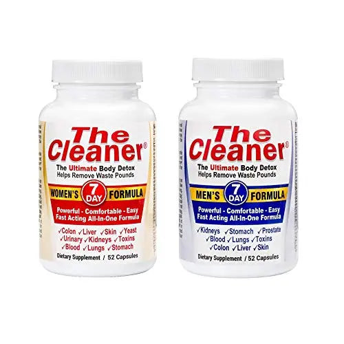 Century Systems The Cleaner 2 Pack Bundle 7 Day Women's and 7 Day Men's Ultimate Body Century Systems Au supplements