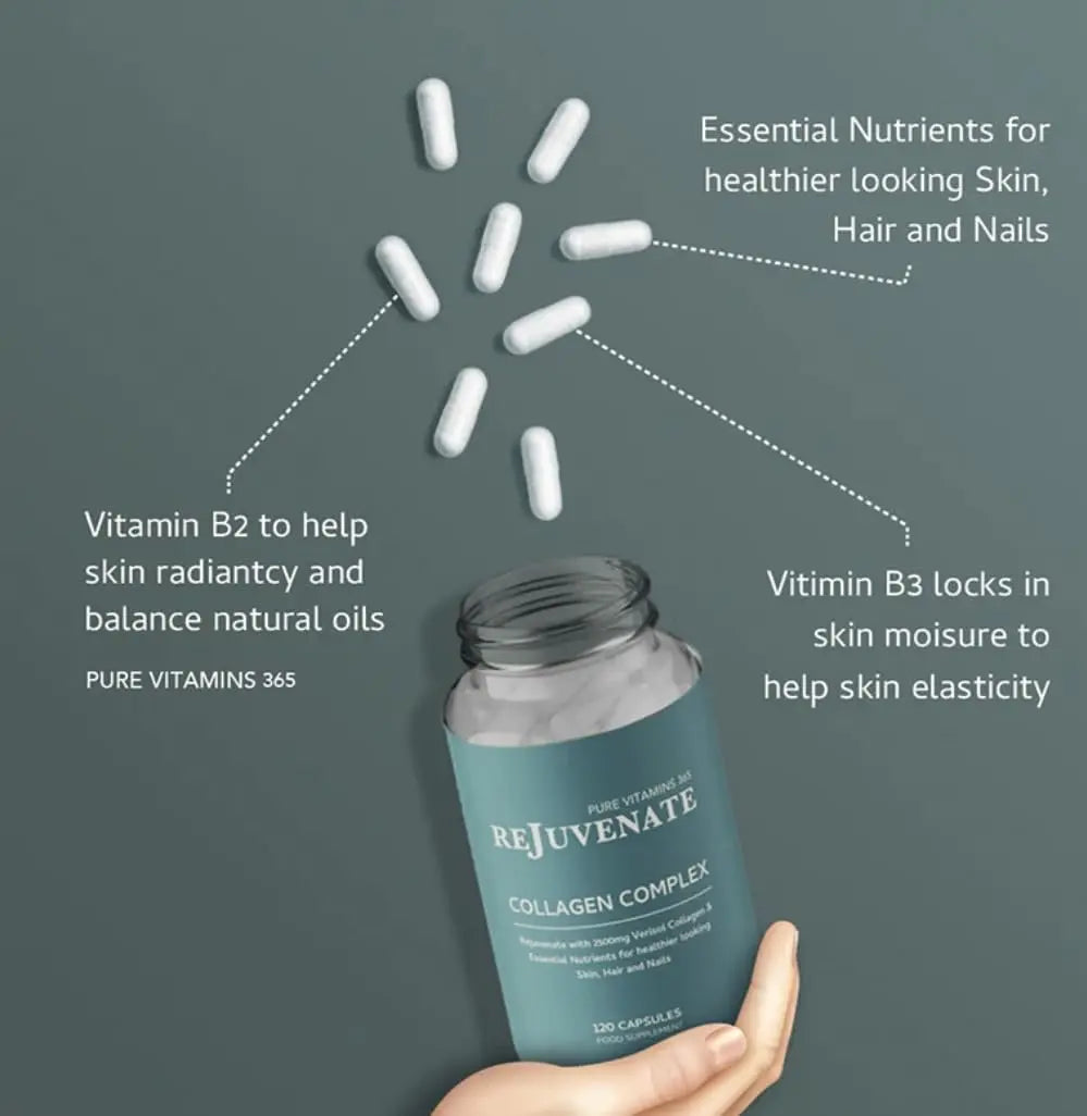 Rejuvenate premium Collagen Capsules - 2500mg High Strength Verisol Bovine Collagen Supplement Generic Au supplements