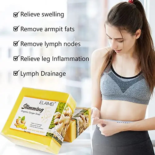 REVIGLAM Ginger Bar Soap, Vegan Slimming Ginger Bath Soap, Effective Weight Loss REVIGLAM Au supplements
