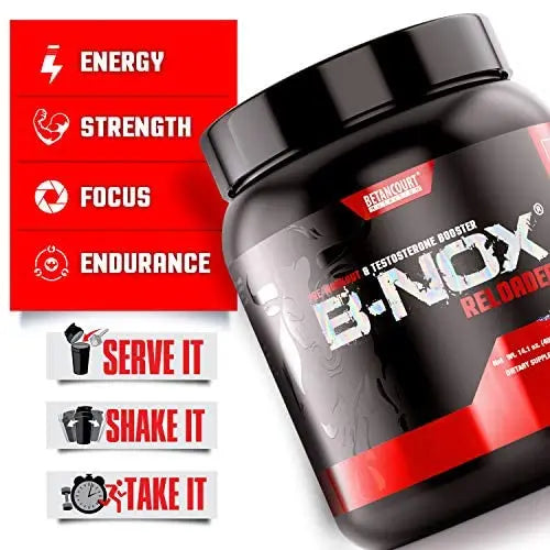 Betancourt Nutrition B-Nox Reloaded Pre Workout | Energy + Focus | Beta Alanine Betancourt Nutrition Au supplements