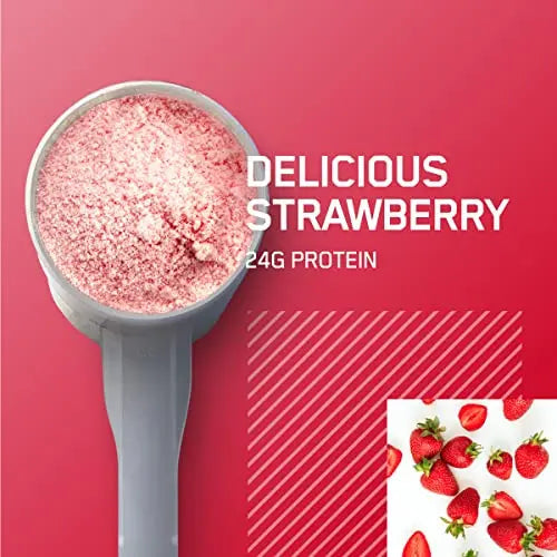 Optimum Nutrition Gold Standard 100% Whey Protein Powder, Delicious Strawberry Optimum Nutrition Au supplements