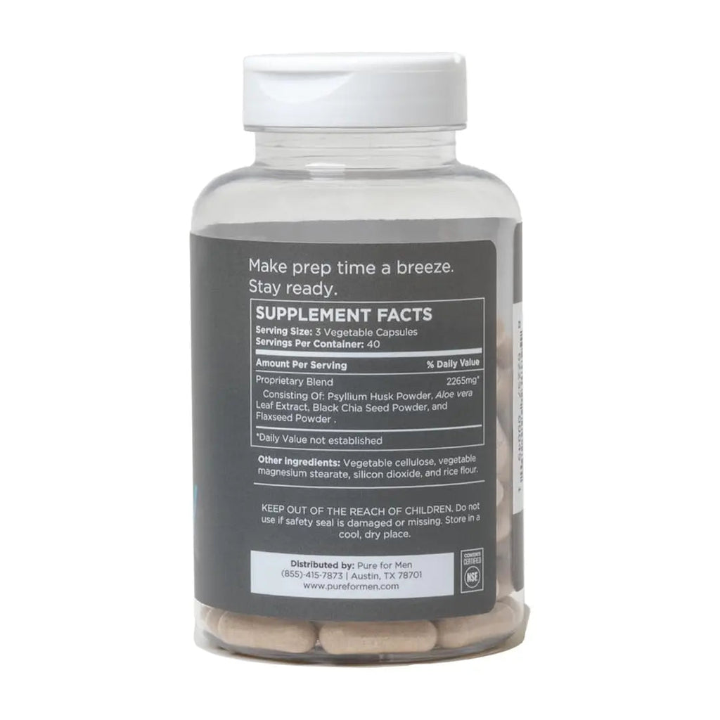 Pure for Men Original Vegan Cleanliness Stay Ready Fiber Supplement Pure for Men Au supplements