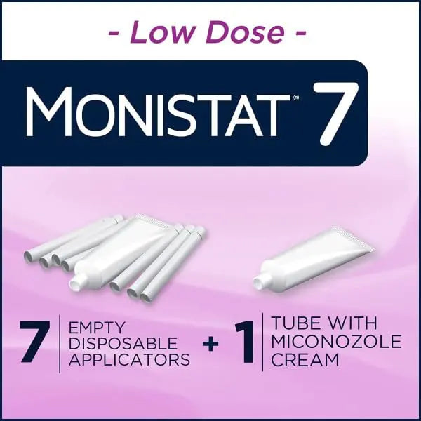 Monistat 7 Vaginal Cream with Tube Plus 7 Disposable Applicators, Anti-Fungal, For Most Vaginal Yeast Monistat Au supplements