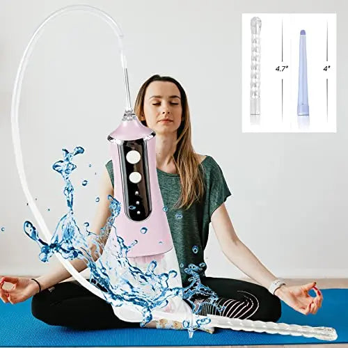 JZCXword Automatic Electric Enema Bulb with 3 Enemas Tip & 3 Mode 19.7in Silicone Tubing Anal JZCXword Au supplements