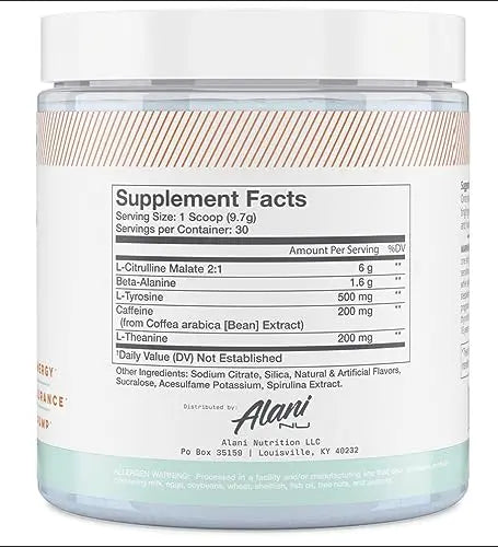 Alani Nu Breezeberry Pre Workout and BCAA Hawaiian Shaved Ice Post Workout Powder Alani Nu Au supplements