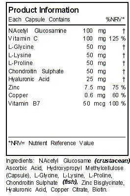 Collagen Formula (Pot of 60 Capsules) Metabolics Au supplements