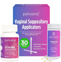 Pelvana Boric Acid Suppositories 30 + 30 Applicators + 100 pH Test Strips = 160 Piece Pelvana Au supplements