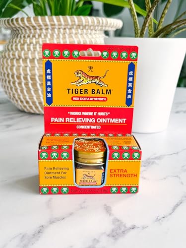 Tiger Balm Pain Relieving Ointment, Extra Strength, 0.63 Ounces (Pack of 3) Tiger Balm Au supplements