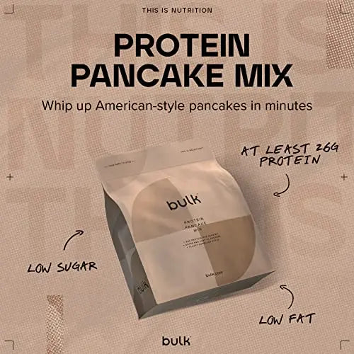 Bulk High Protein Pancake Mix, Butterscotch, 500 g Bulk Au supplements